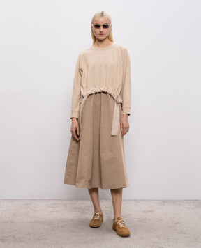 Max Mara Weekend Beige midi dress DESTINO WKDDESTINO