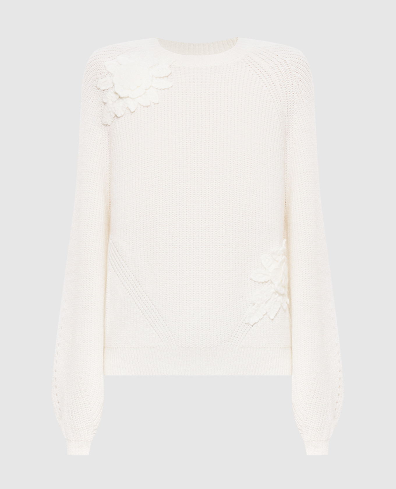 Ivory alpaca wool sweater