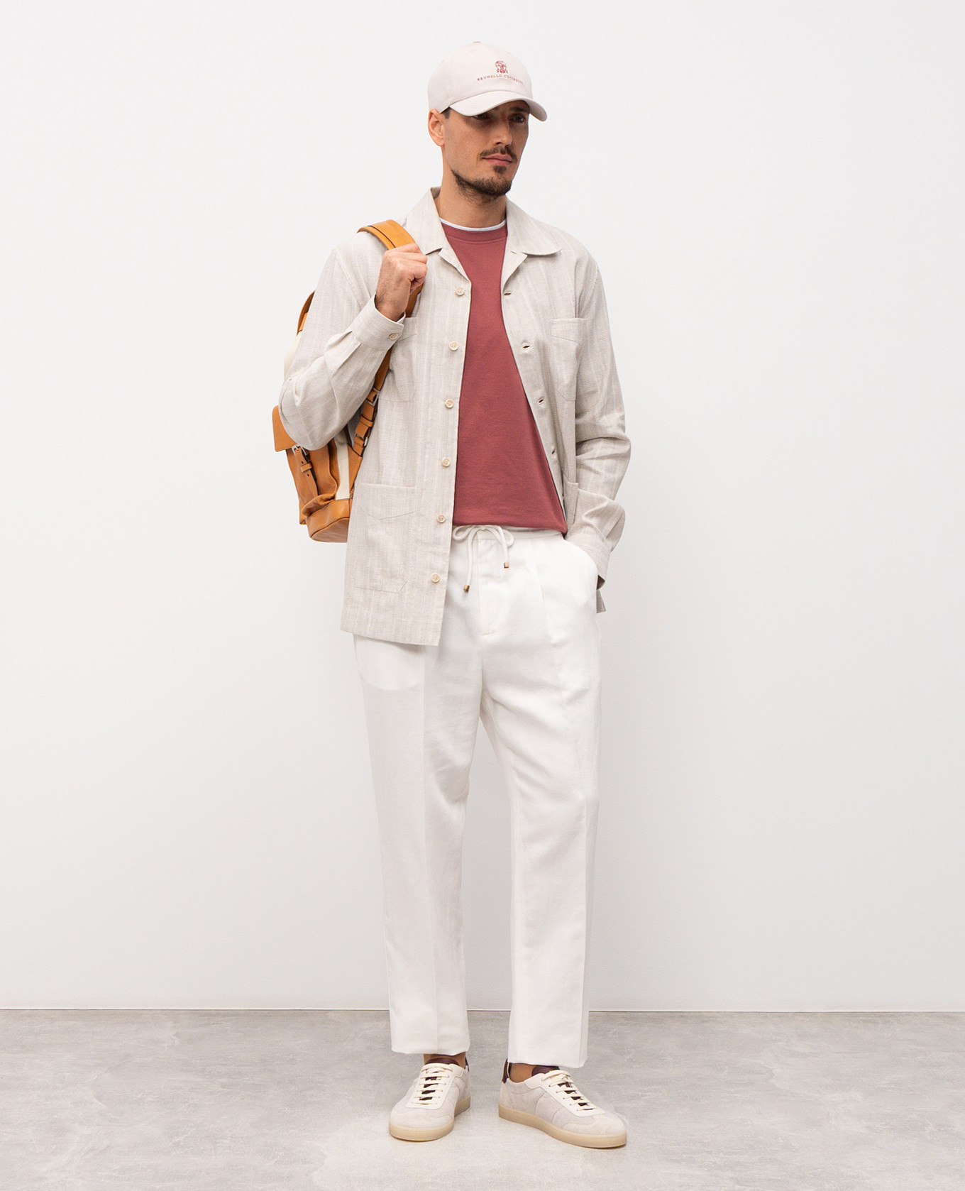 

White linen pants Brunello Cucinelli