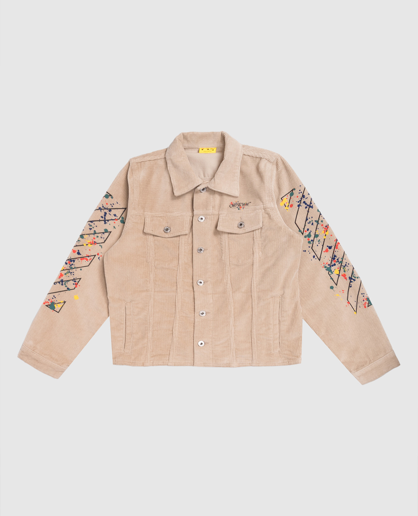 

Children's beige corduroy jacket Off-White