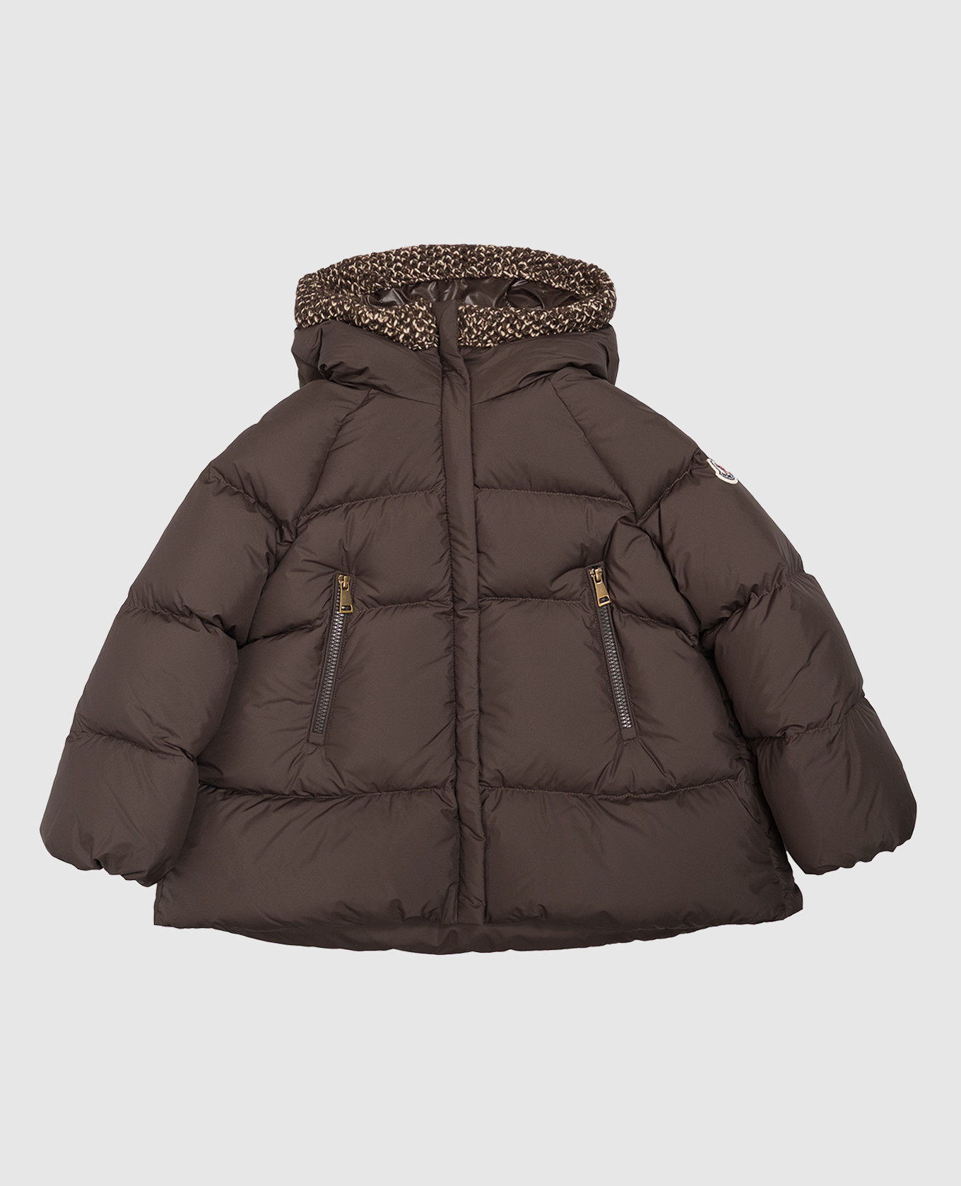 Duilla children's brown down jacket
