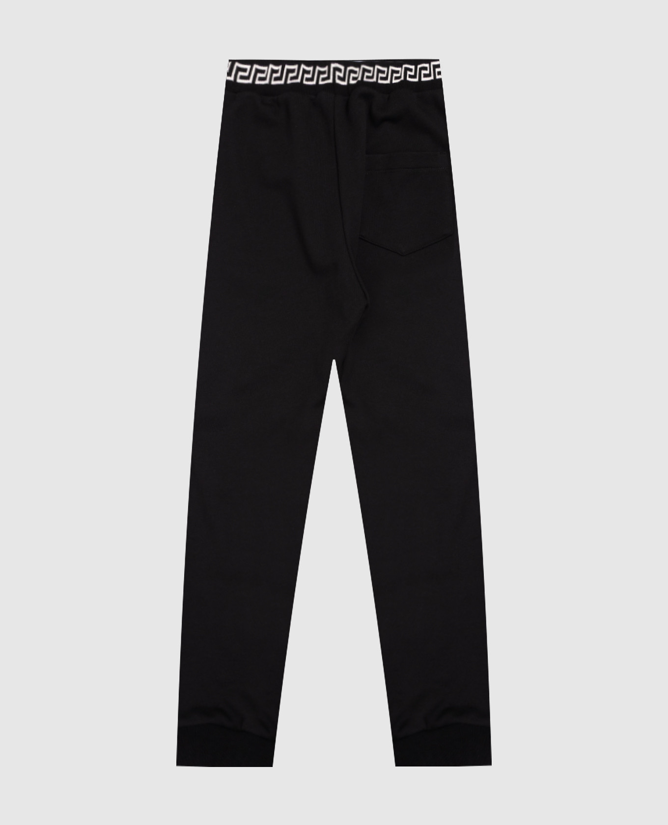 Kids' black joggers with logo Versace 2