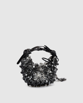 Innerraum Black HM0 beaded hobo bag HM0OBPEARLS
