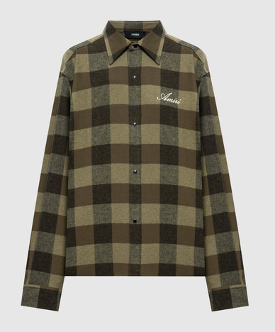 Green checkered shirt