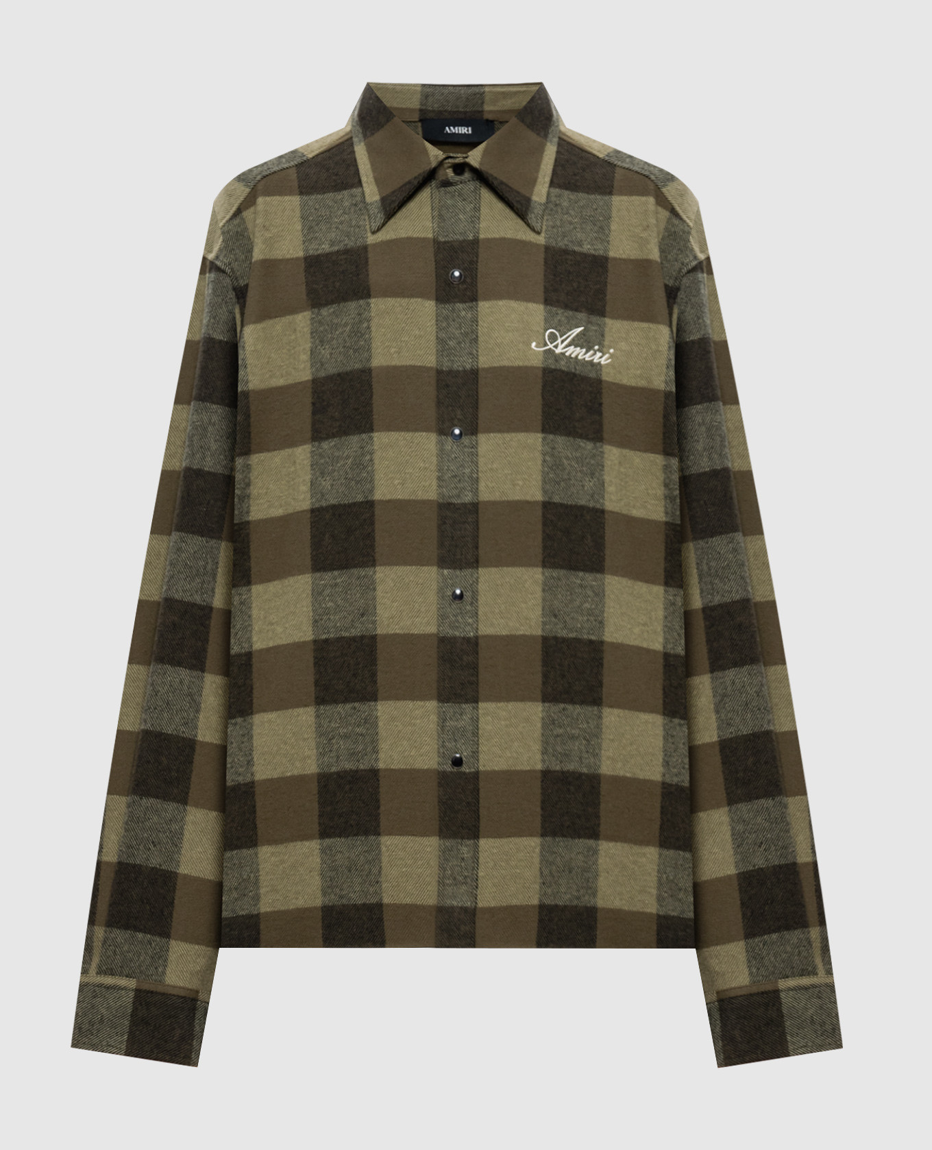 Green checkered shirt