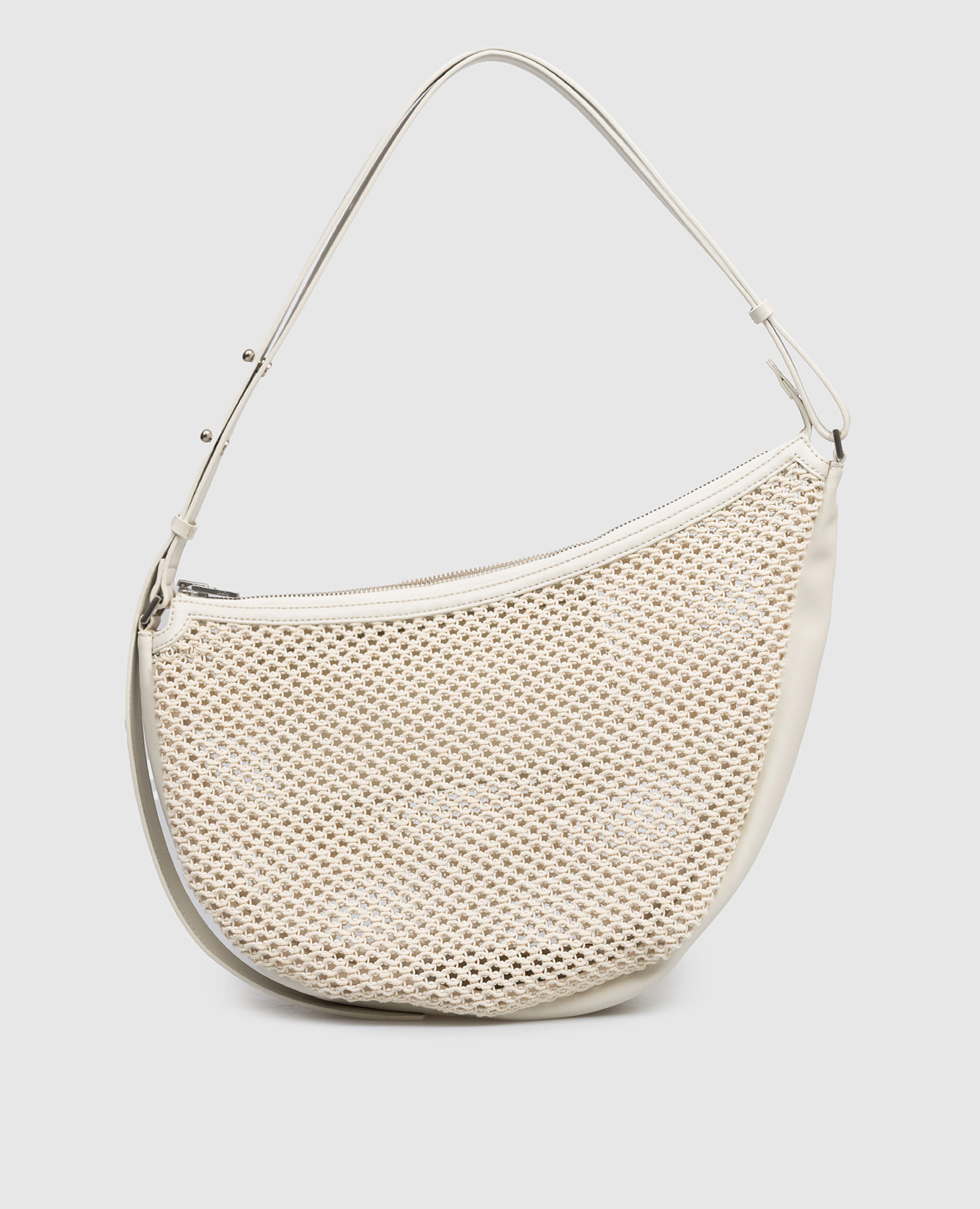 

Ivory combination bag Juun.j, Beige