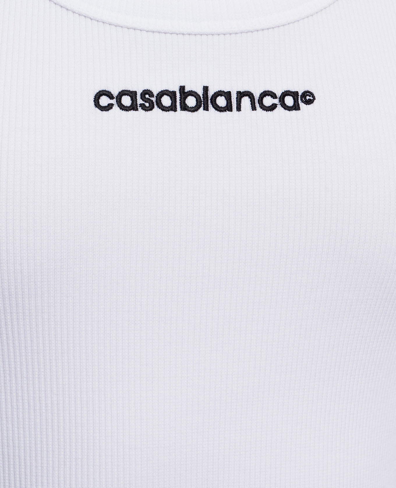 White T-shirt with contrasting logo Casablanca 5