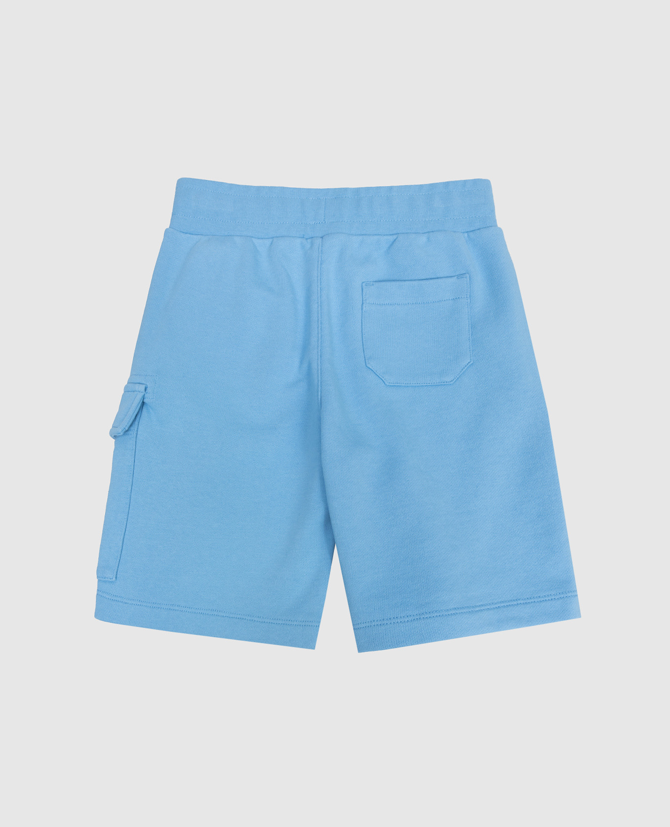 

Children's blue shorts with logo patch C.P. Company, Light blue