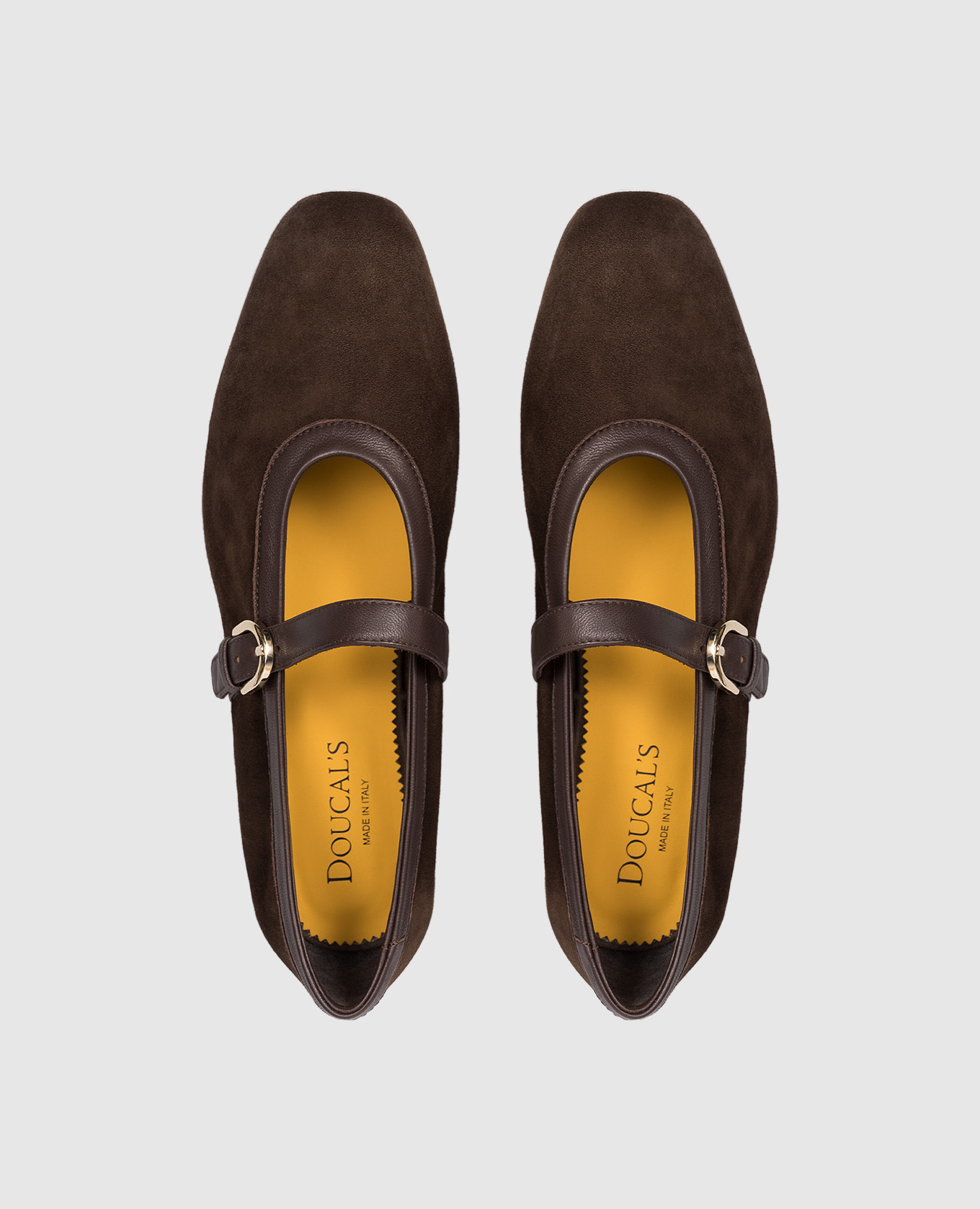 

Brown suede ballet flats Doucal's