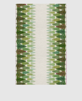 TESSITURA TOSCANA TELERIE FAIRY TREES linen tablecloth NT210118080037