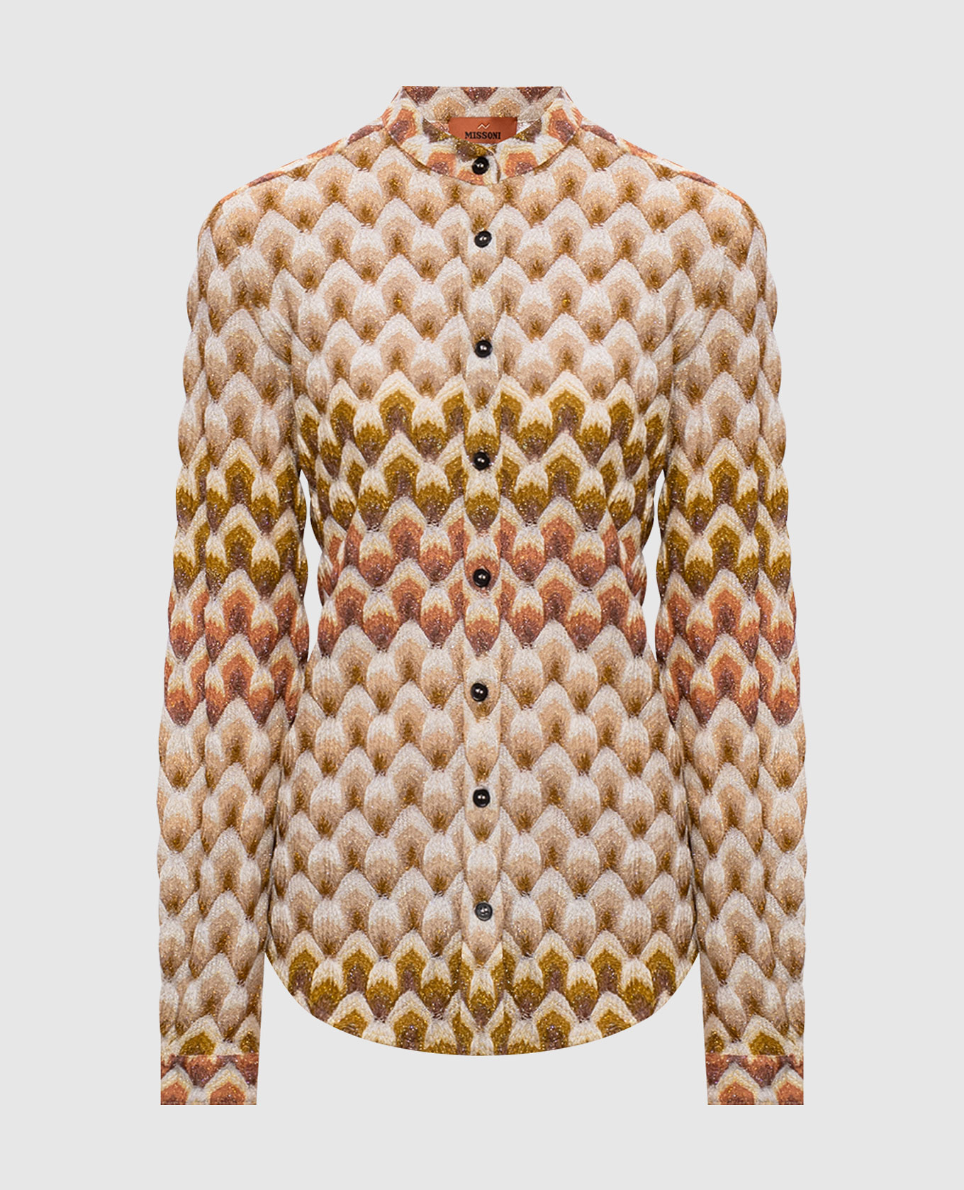 Beige blouse with lurex