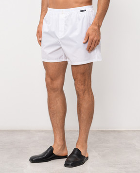 Dolce&Gabbana White loose-fitting boxer briefs M3A12TON0ED
