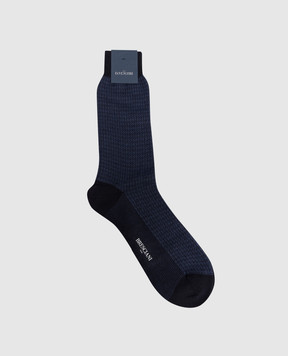 Bresciani Blue patterned socks MC014JQ1446XX