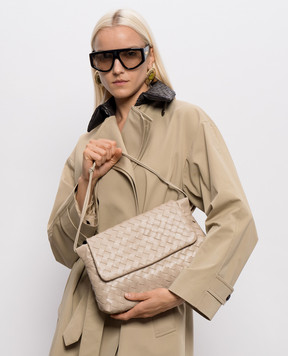 Bottega Veneta Beige leather bag Giorno 857657V3IV0