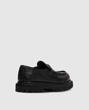 Officine Creative Wisal DD black leather loafers WISALDD101