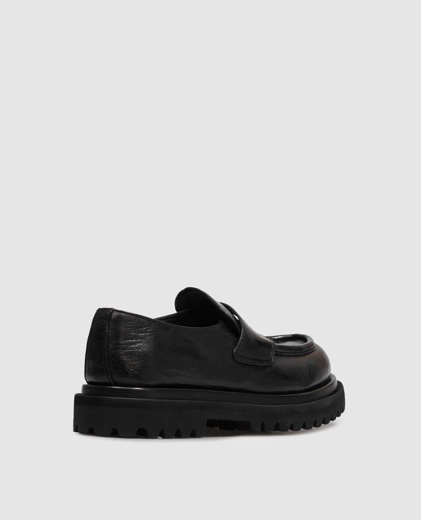Wisal DD black leather loafers Officine Creative 3