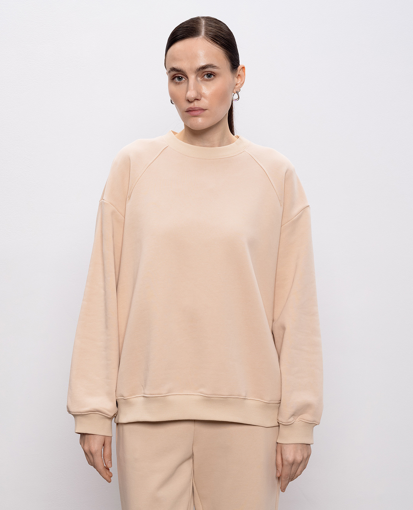Beige sweatshirt Twinset 3