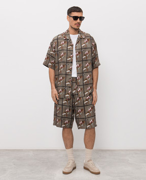 Iceberg Checked shirt with logo patch G1305292