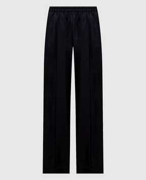 Loulou de Saison Black silk pants LARS LARS