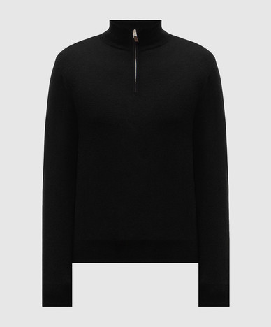 Black cashmere jumper