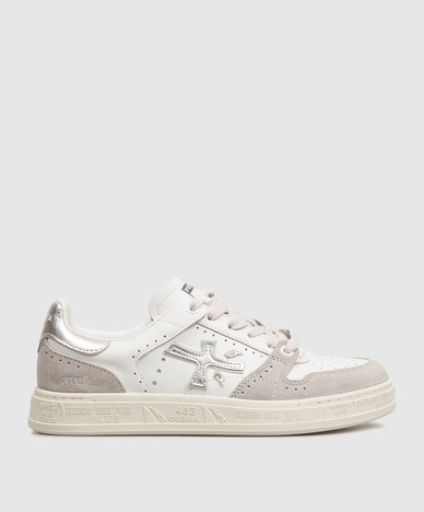 Quinn weiße Ledersneaker