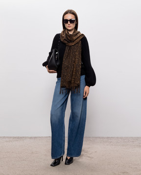 Twinset Black sweater with wool 262TT3120