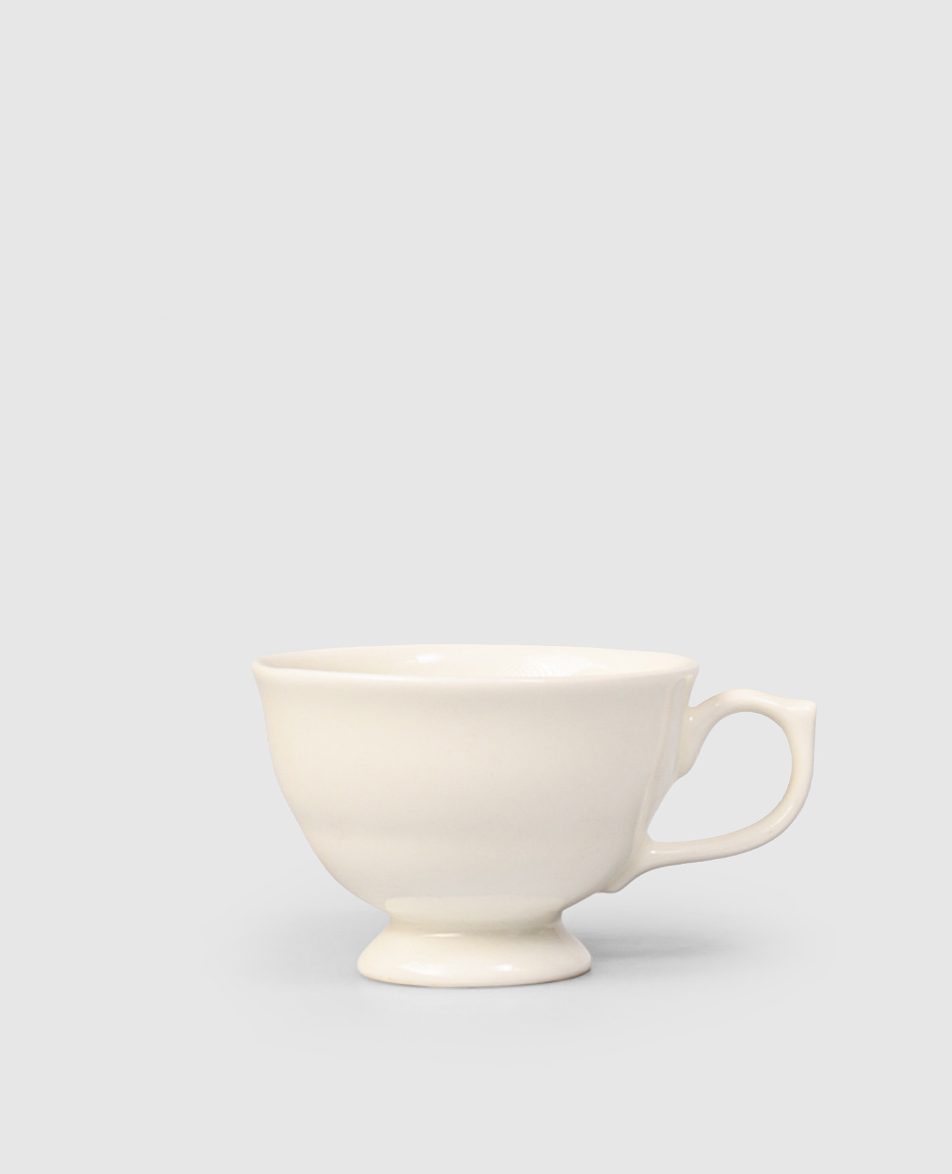 White porcelain coffee cup Burano