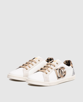 Dolce&Gabbana Children's white leather sneakers Original D11386AX2683940