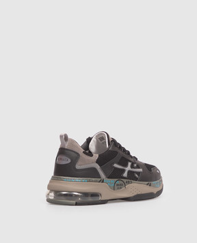 Premiata Drake black combo sneakers with emblem DRAKE