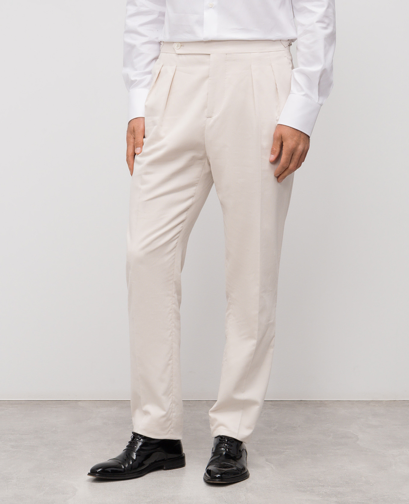 

Beige corduroy pants with stripes Brunello Cucinelli
