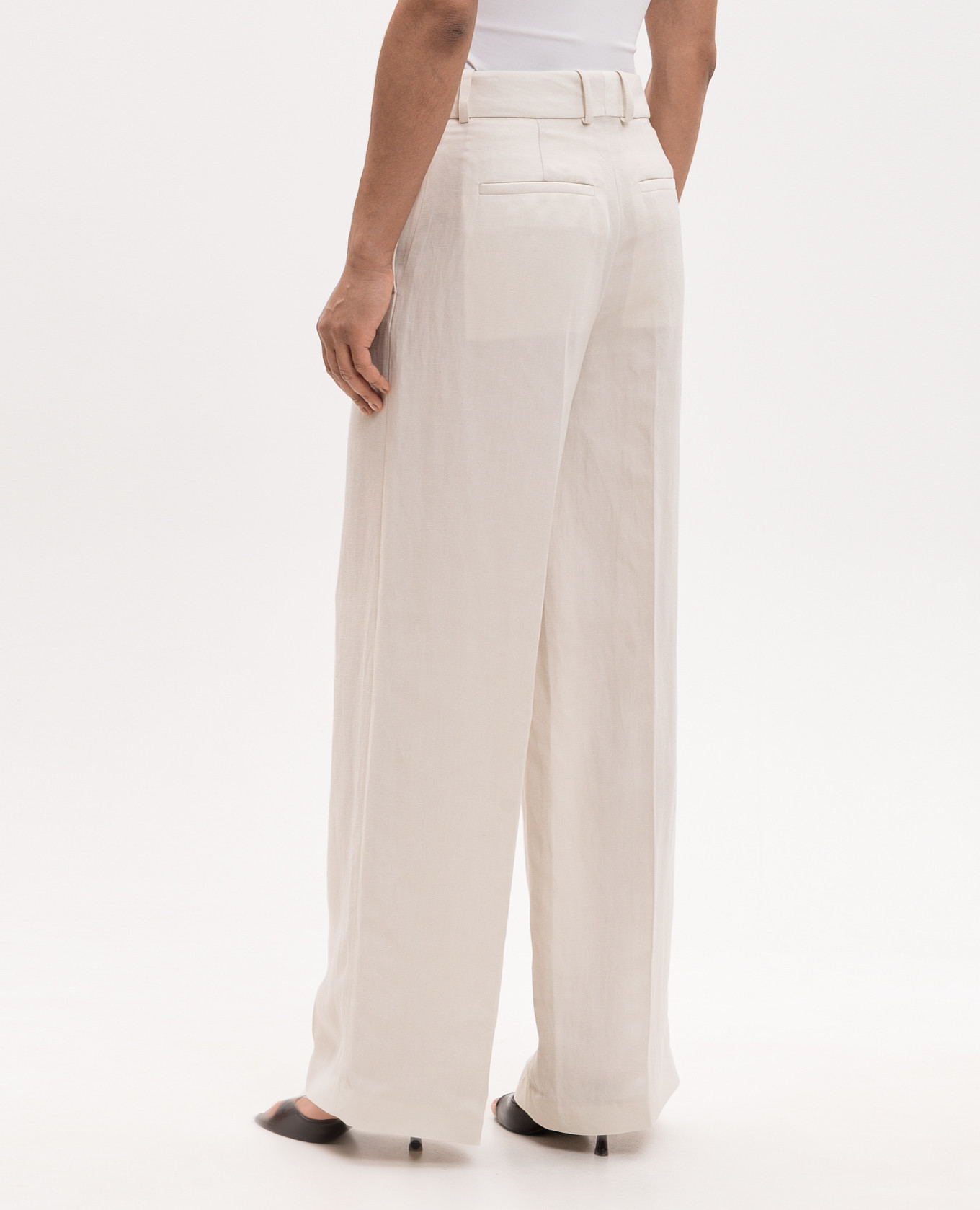 

Jnane ivory linen pants JOSEPH, Beige