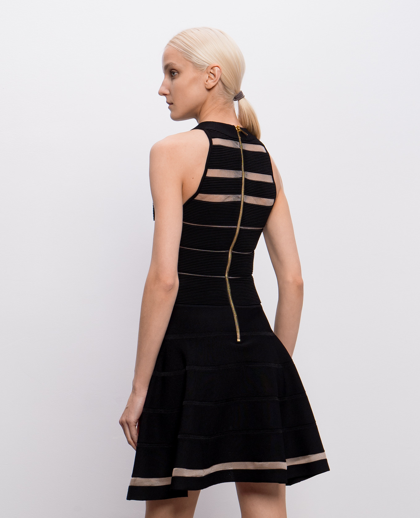 

Black mini dress Balmain