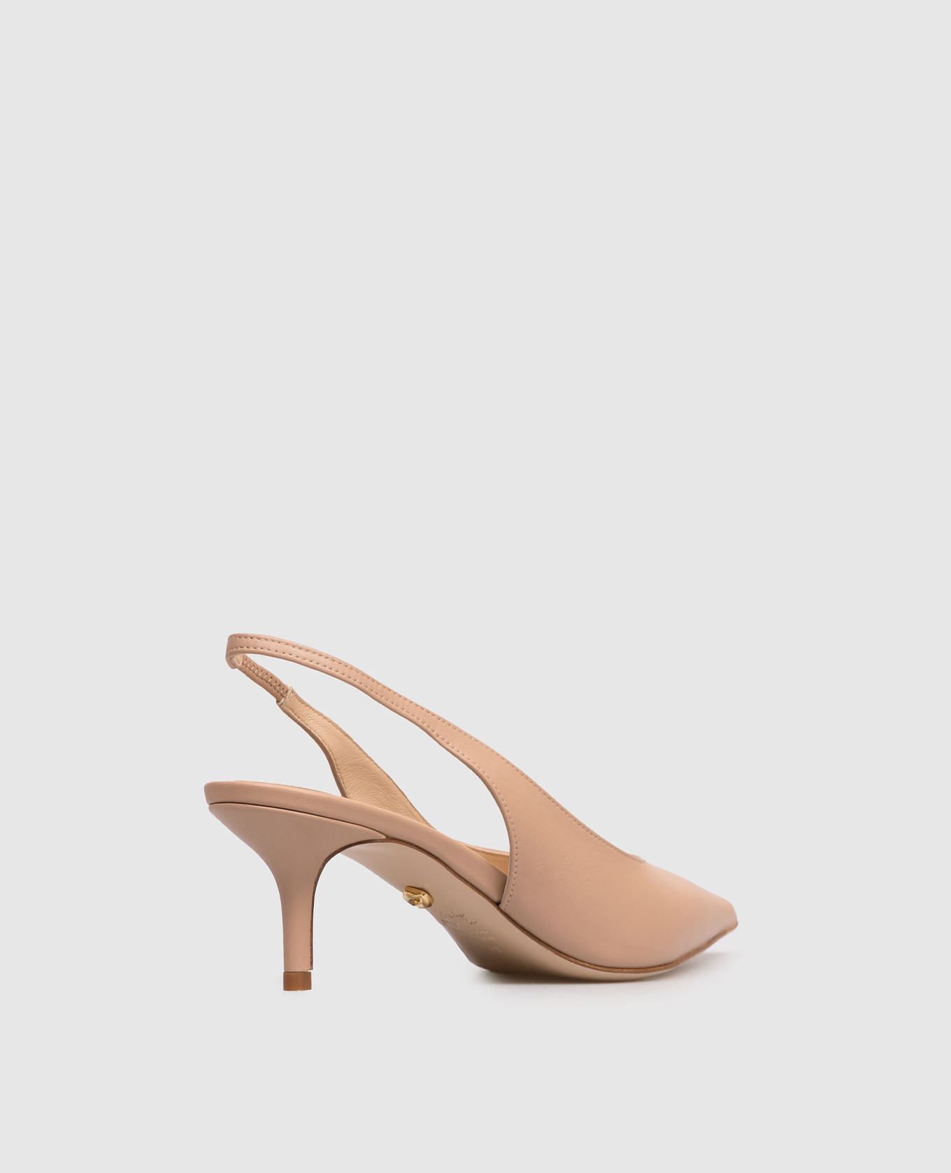 

Beige leather slingbacks Babe Pay Pls