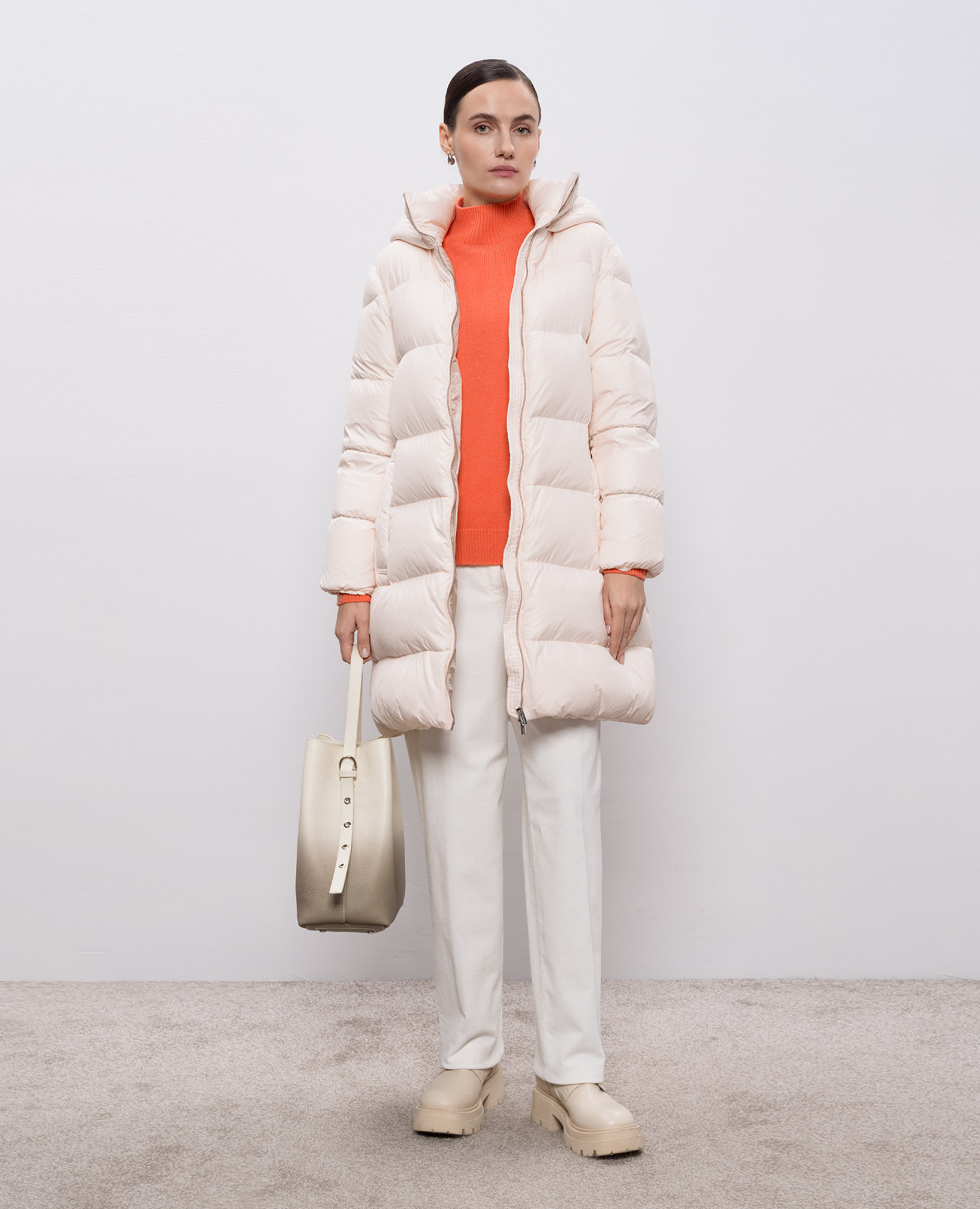 

White corduroy pants Peserico