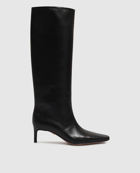 Babe Pay Pls Black leather boots 522502KO