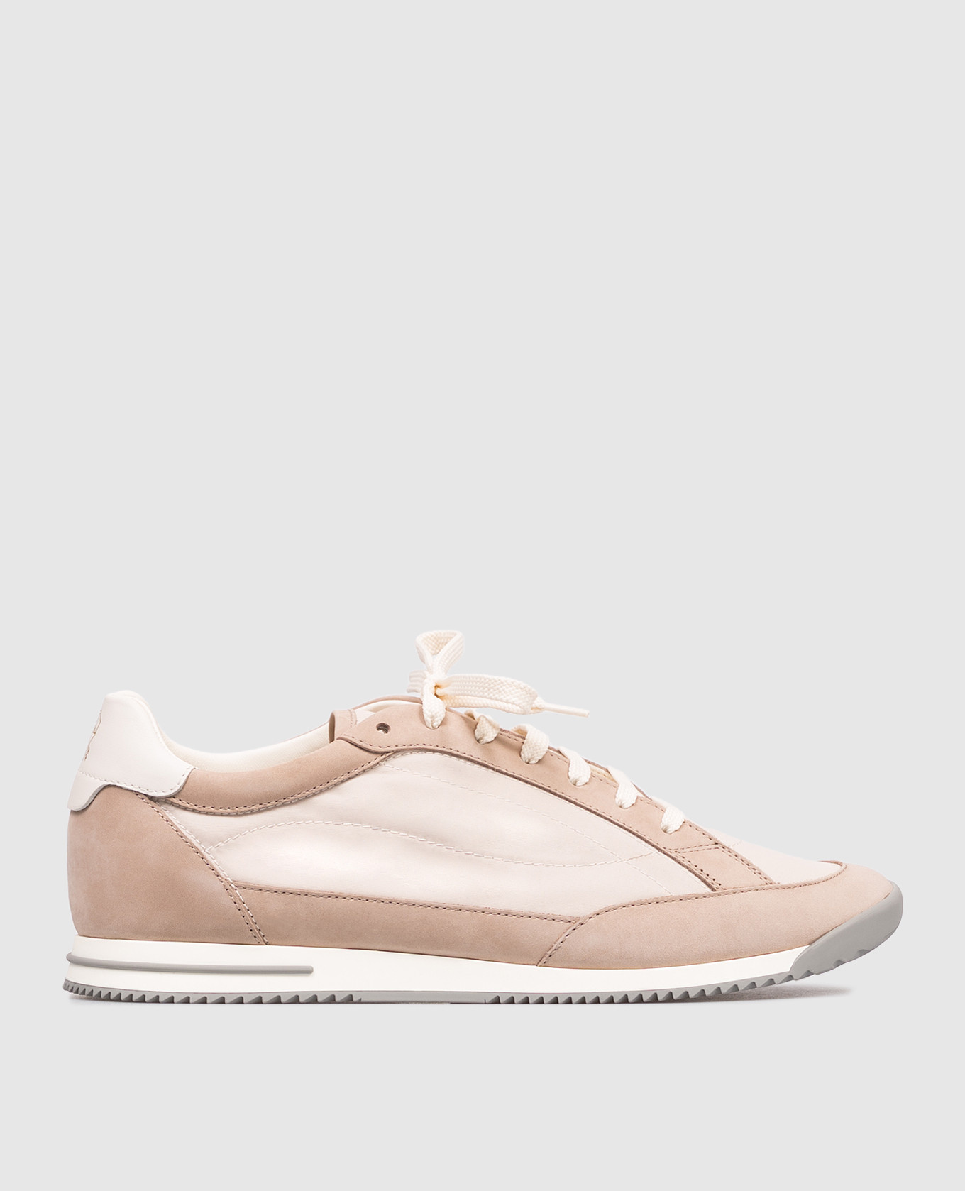 Brown combination sneakers