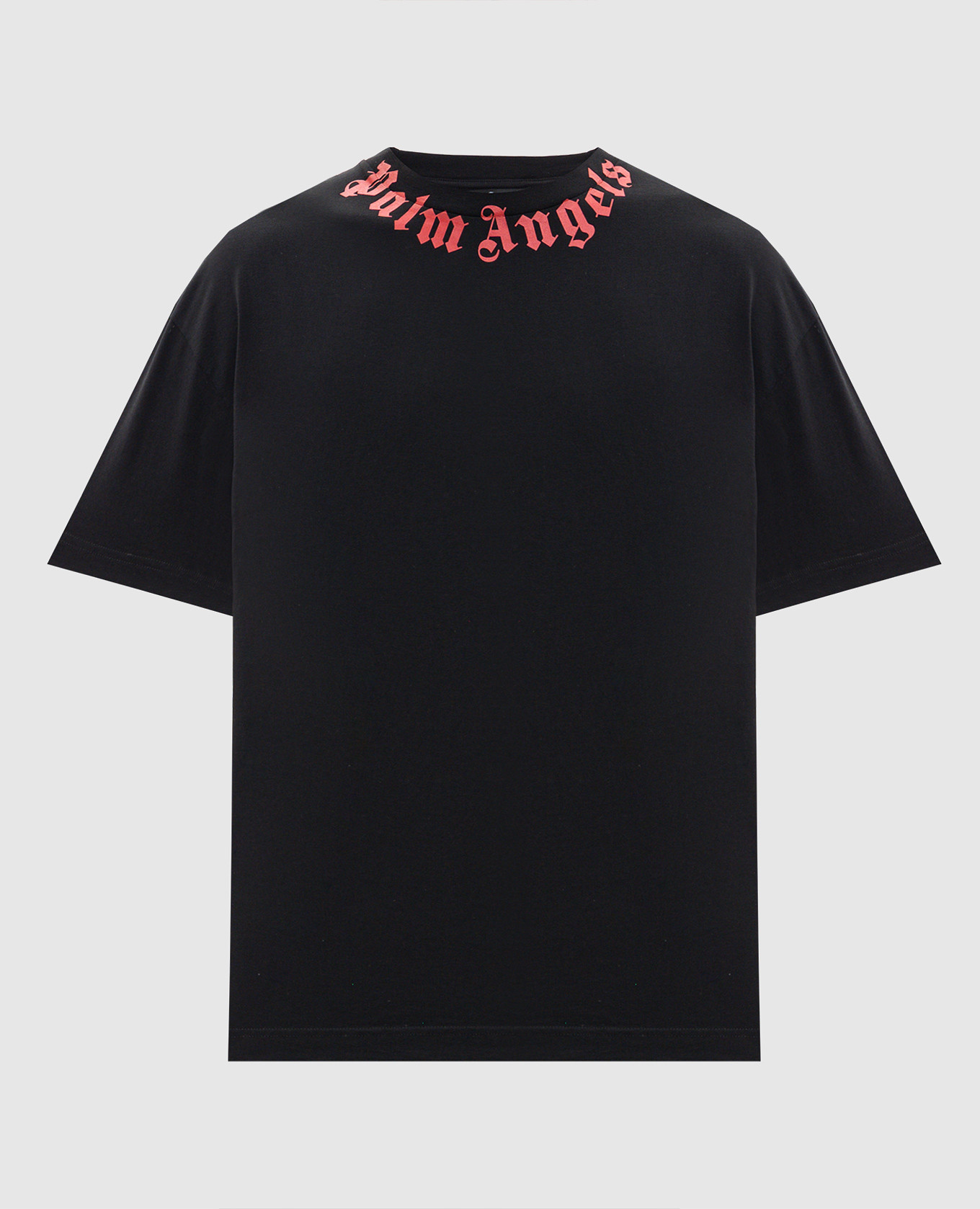 

Black T-shirt with contrast logo Palm Angels