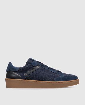 Canali Blue sneakers RC01358491229