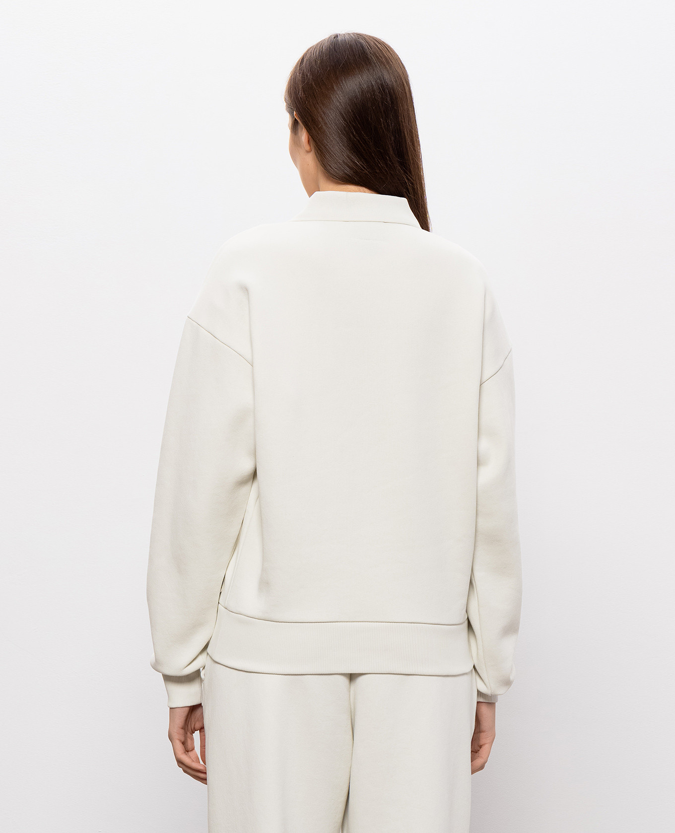 Saranda ivory polo collar sweatshirt Parajumpers 4