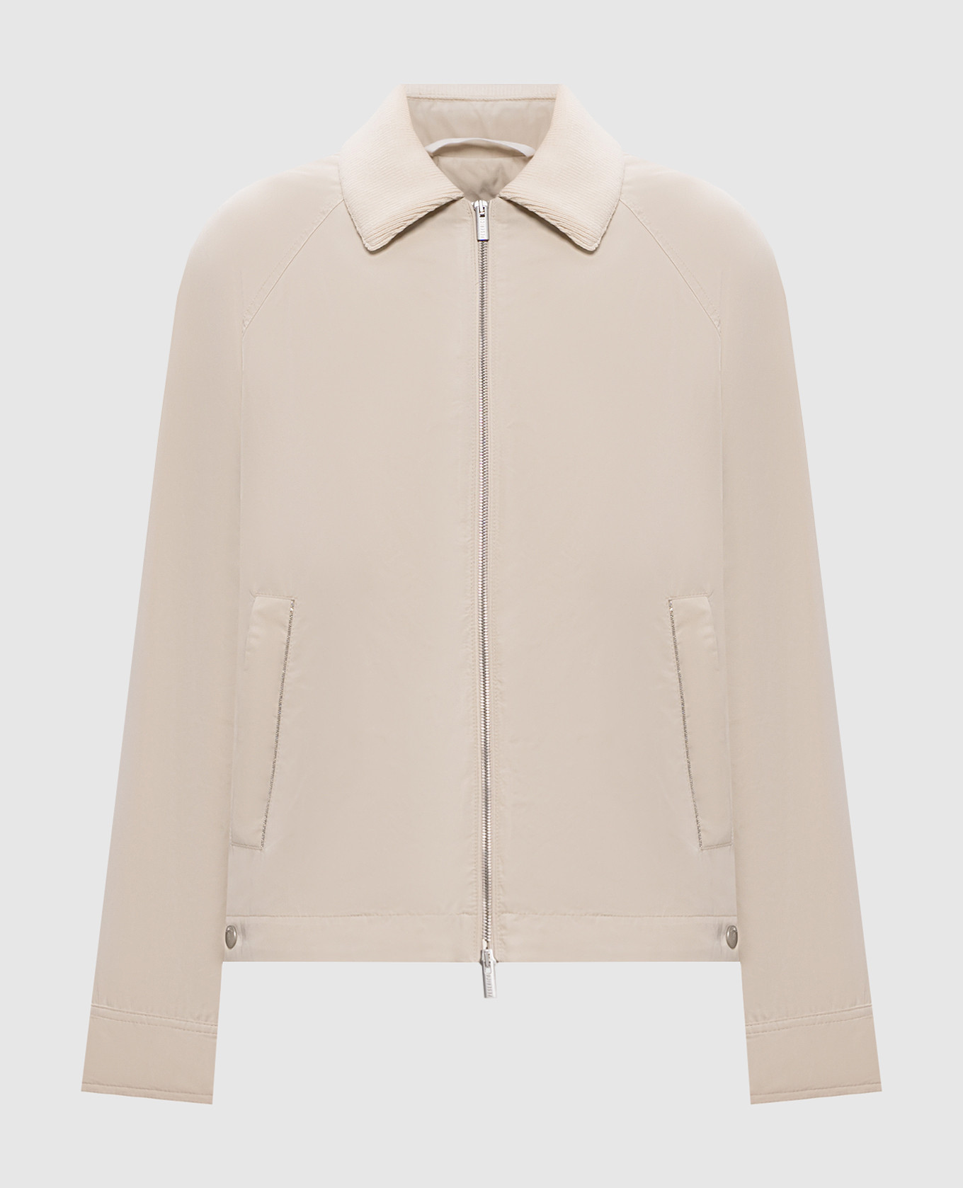 

Beige jacket with monil chain Peserico