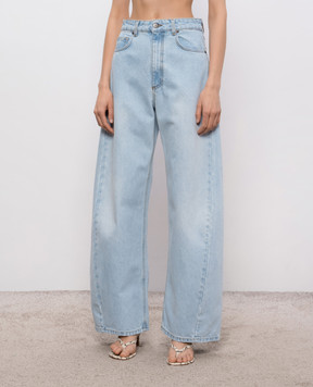 Giuseppe Di Morabito Milano Blue jeans with logo patch 06SSDNP09916604