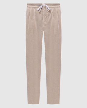 Brunello Cucinelli Beige corduroy pants M280NE1710