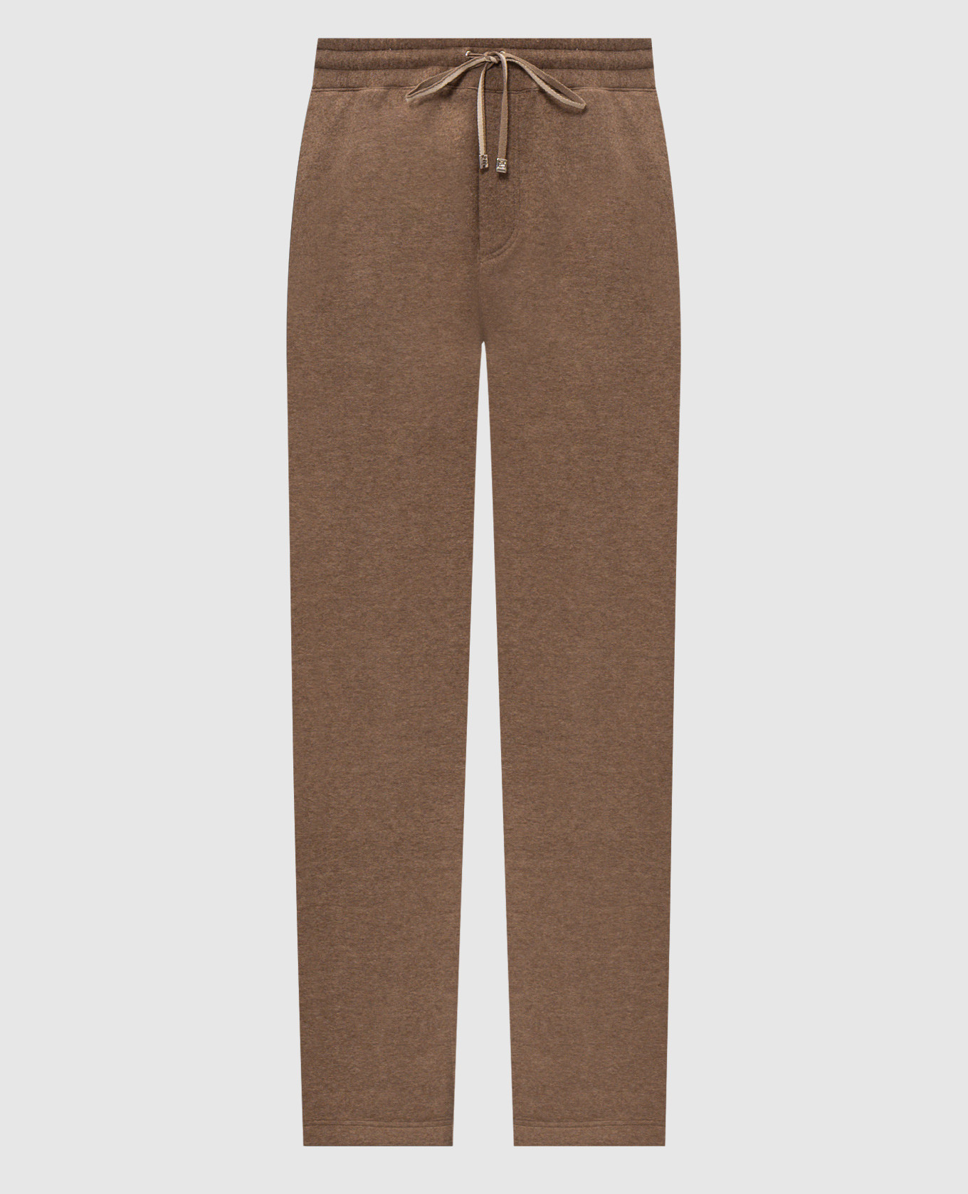 Brown cashmere sweatpants