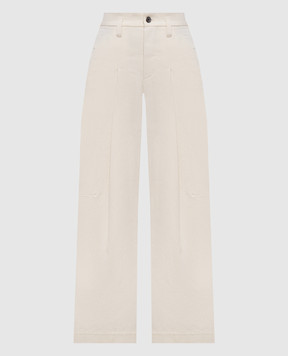 Brunello Cucinelli Ivory pants MP198P9022