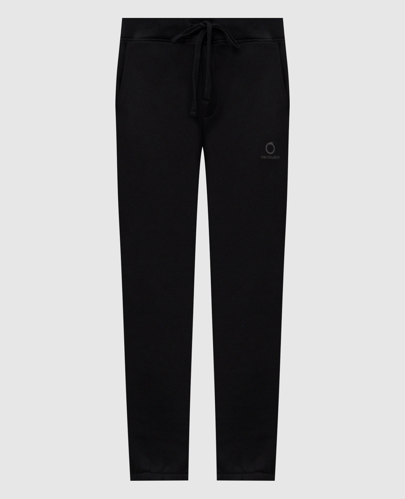 

Black insulated sweatpants with logo Trussardi