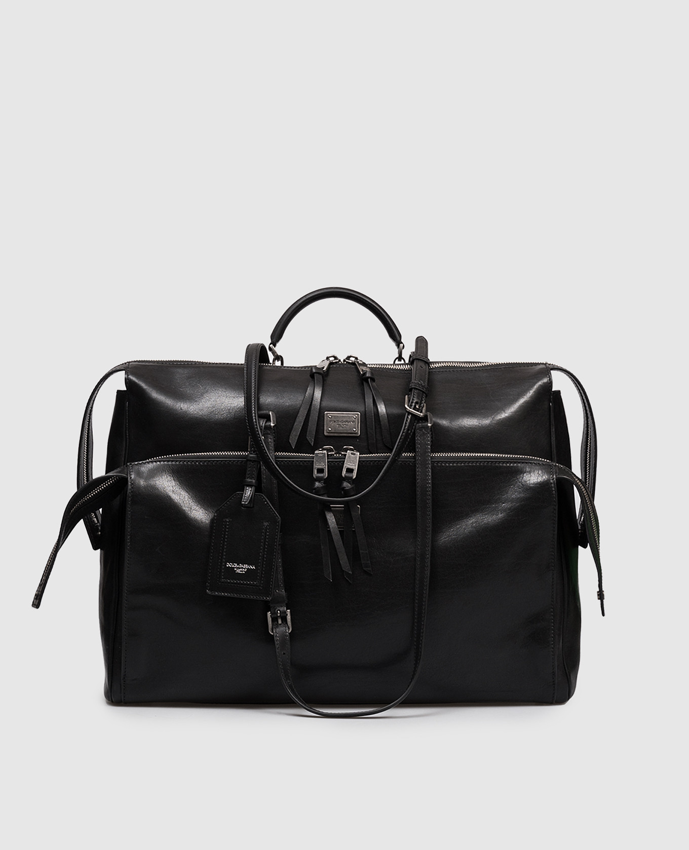 

Vittoria black leather travel bag Dolce&Gabbana