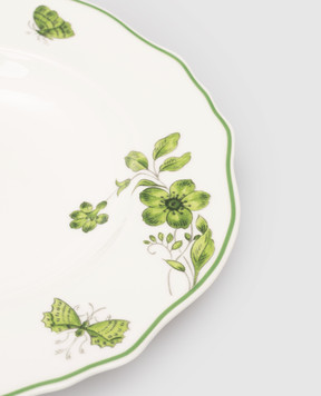 Geminiano Cozzi 1765 White porcelain soup plate Rosa Rosae SKBBU01249019