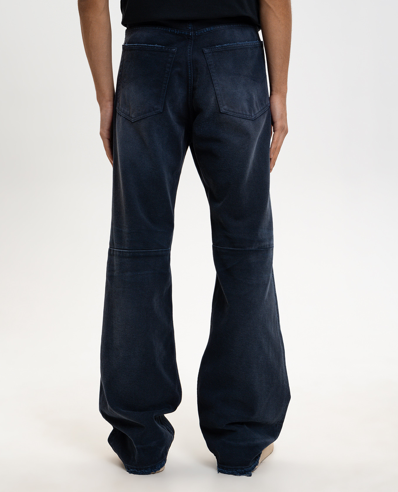 

Blue jeans with a worn effect Balenciaga