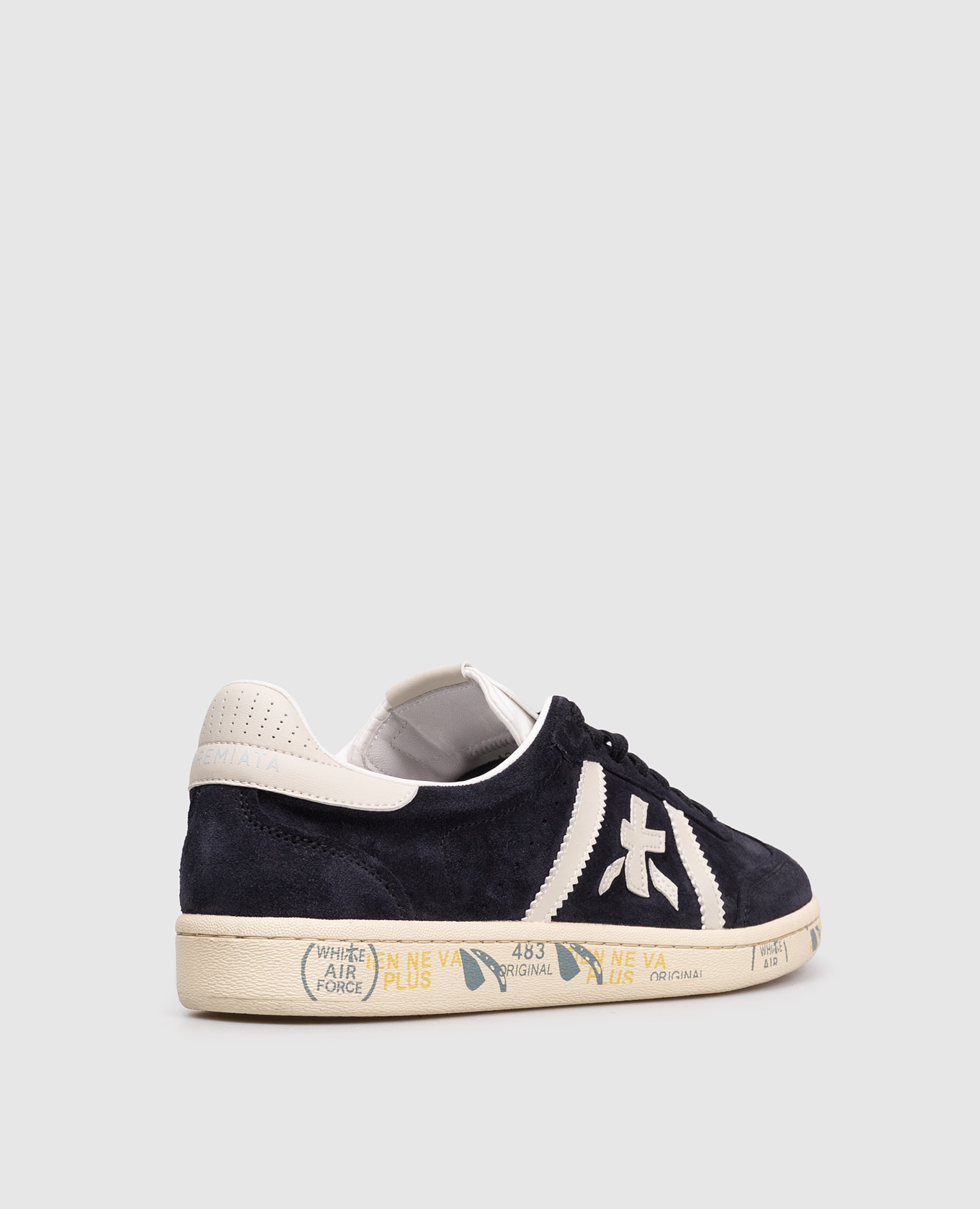 

Blue suede sneakers BONNIE Premiata, Navy blue