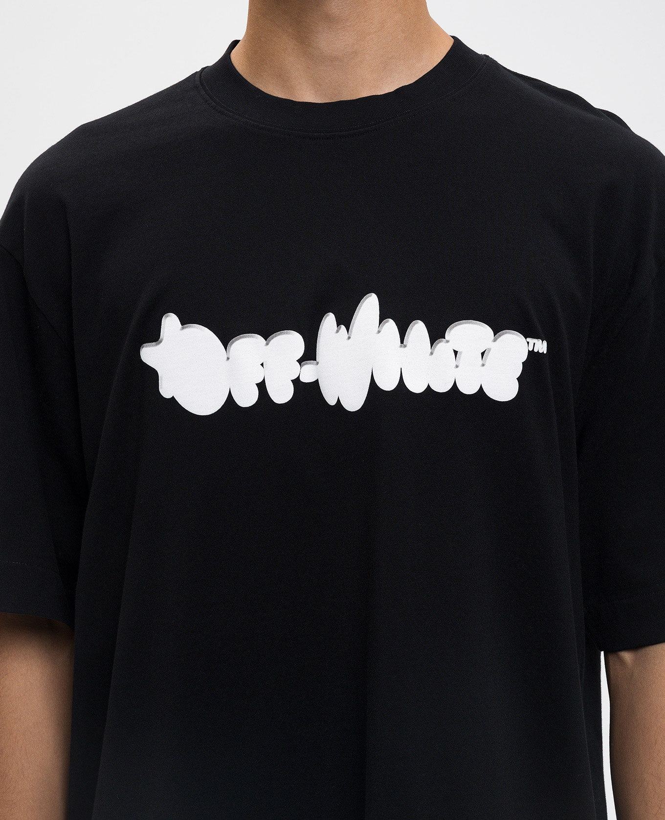 

Black t-shirt with logo print Off-White